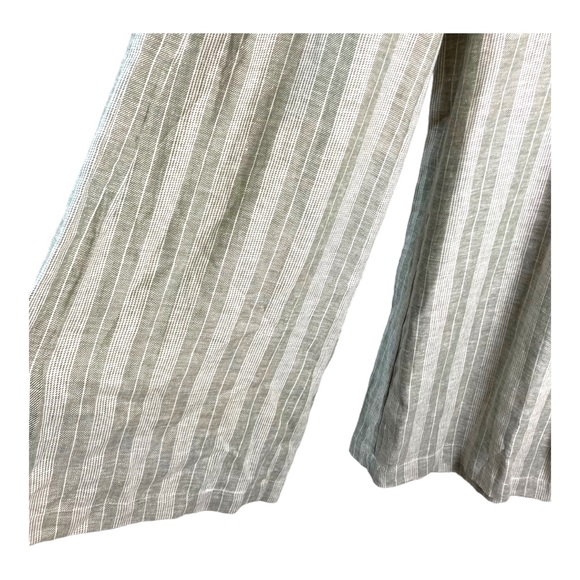 Linen Rayon Highwaist wide Leg  Pants by Forever 21 size Small Beige & C… - Picture 10 of 11
